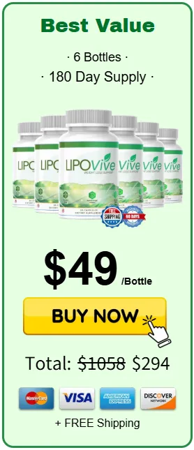 LipoVive 6 bottles